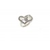 Traditional 925 Sterling Silver heart shape marcasite stone Ring P 462